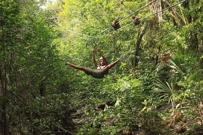 Riviera Maya Jungle Half-Day Tour: ATV, Ziplines, Cenote Swim, Rappel - A fast-paced jungle day near Playa del Carmen and Tulum