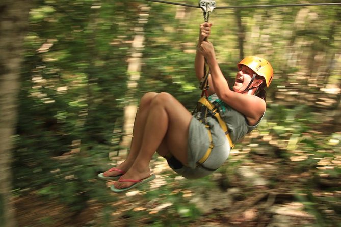 Riviera Maya Jungle Half-Day Tour: ATV, Ziplines, Cenote Swim, Rappel - ATV riding on jungle roads