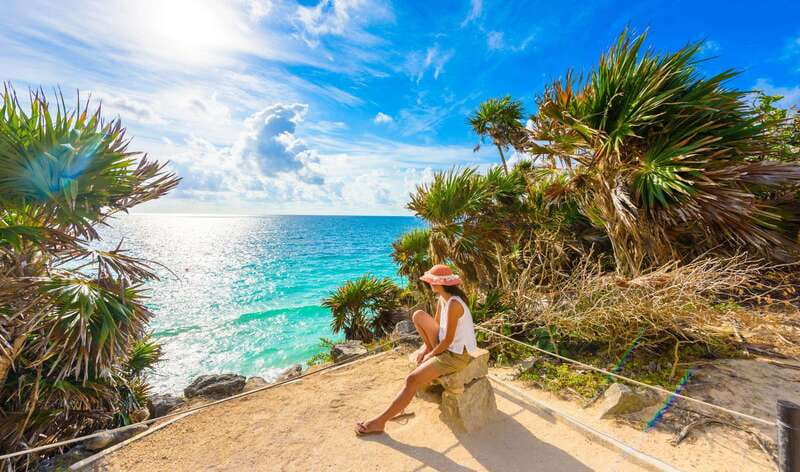 Riviera Maya: Tulum Ruins and 2 Cenotes Half-Day Tour - Cooling off at Cenote Mariposa