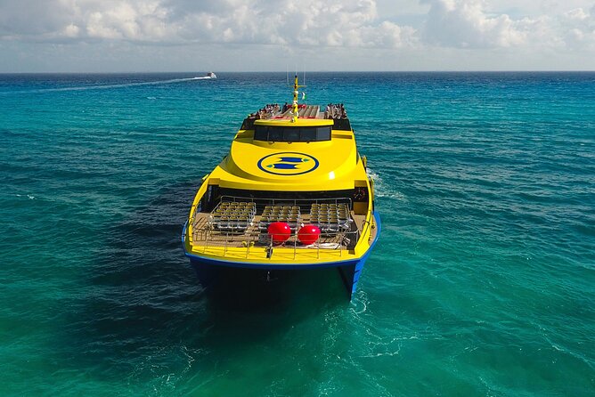 Round Ferry Transfer from Tortugas to Isla Mujeres - Arriving at Isla Mujeres API dock