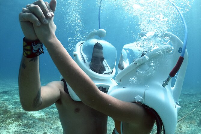 SeaTrek Underwater Helmet Diving Experience in Downtown Cozumel - Fish, Wreckage, And The Underwater Walk