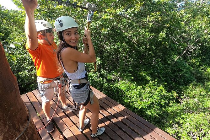 Selva Maya Eco Adventure Park: Ziplining, Hanging Bridges, Rappelling and Cenote - Two cenotes, two very different moods