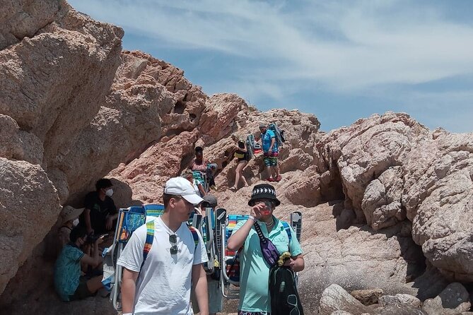 Snorkel Adventure and Hike to a Hidden Beach - Walking the rocky path to the secluded cove