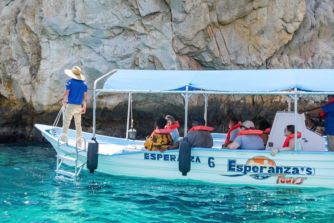 Snorkel & Explore Pelican Rock by Glass Boat + Photos - Lunch, snacks, and the Cabo San Lucas stop