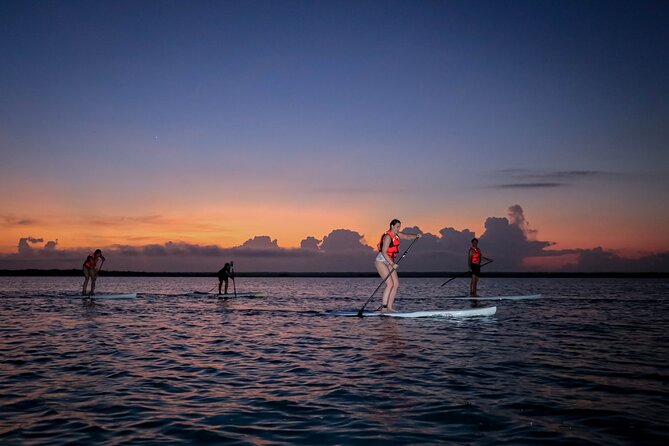 Sunrise Paddle Quest: Embrace the Dawn on Bacalar's Waters - The Black Cenote and the sunrise pause