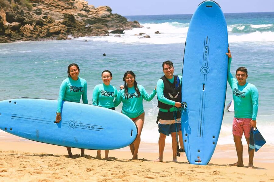Surfing Lessons in Puerto Escondido! - The 30-minute lesson on land