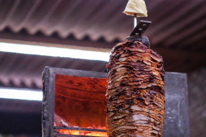 Taco Adventure Evening Food Tour with Vallarta Food Tours - Al Carboncito finishes with the classic al pastor taco