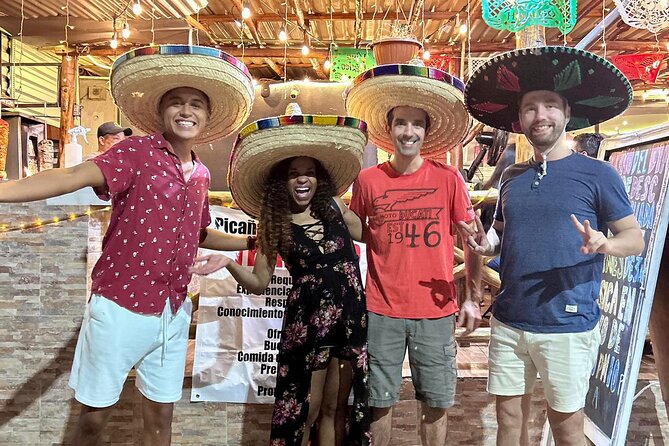 Tacos Y Marquesitas Tour Cancún - Marquesitas, esquites, and salsa at Palapa Park