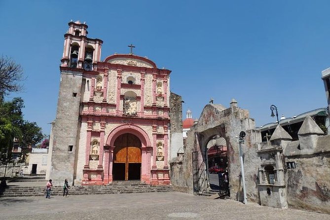Taxco, Cuernavaca & Pre-Hispanic Mine optional visit - Santa Prisca Church and the silver town’s grand centerpiece