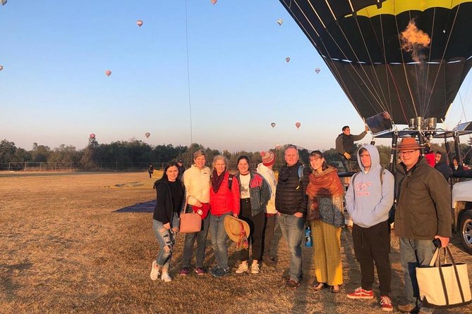 Teotihuacan Hot Air Balloon Ride with Optional Bike or Walking Tour - Pickup, fitness, and weather details