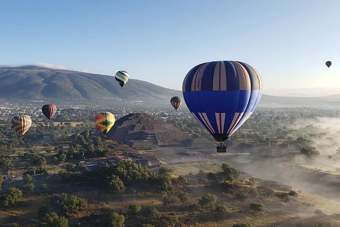 Teotihuacan Hot Air Balloon Ride with Optional Bike or Walking Tour - Walking among the pyramids