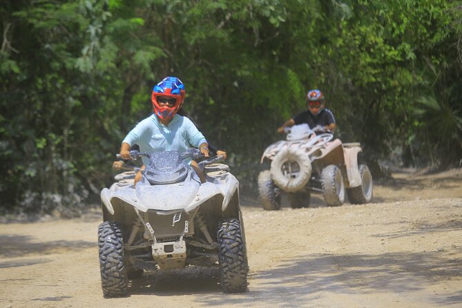 Top ATV's in Mexico includes Cenote, Ziplines, snack & transport. - A three-stop jungle adventure near Cancun