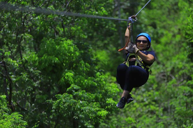 Top ATV's in Mexico includes Cenote, Ziplines, snack & transport. - Cooling off in a Mayan cenote