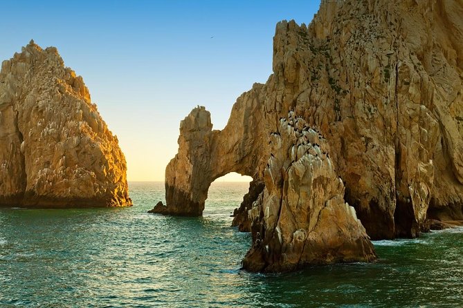 Tour to Arch in the only Clear Boat in Cabo Cruise Hotel PICKUP! - El Arco: Cabo’s essential photo stop