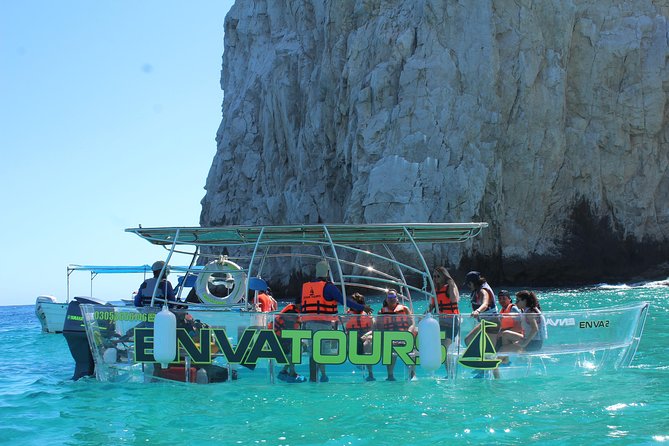 Tours in Cabo, Paseo al Arco and Fin de la Tierra in the only Clear Boat - Families, couples, and cruise passengers