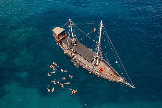 Treasure Hunt Snorkeling Lunch Cruise from Cabo San Lucas - Cabo San Lucas Bay from a pirate ship