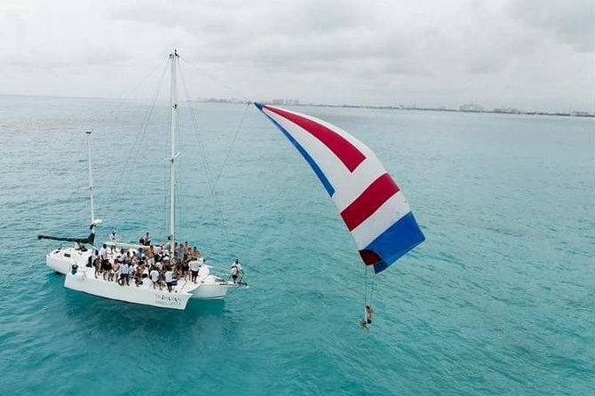 Trimaran La Lupita,Sail Away to Isla Mujeres from Cancun - Snorkeling at El Farito or Manchones Reef