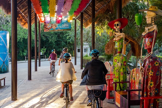 Tulum Bike Tour Tulum Maya Ruins Cenote Swimming Pueblo History Art Tacos Lunch - What the $159 price really covers