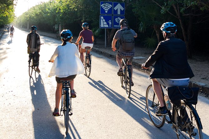 Tulum Bike Tour Tulum Maya Ruins Cenote Swimming Pueblo History Art Tacos Lunch - Tulum’s Maya ruins with a guide