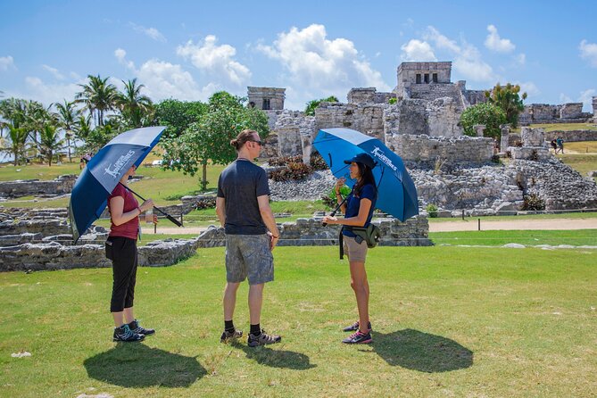 Tulum Guided Tour, Magical Cenote, Lagoon Snorkeling and Beachside Lunch - Punta Venado lunch by the beach
