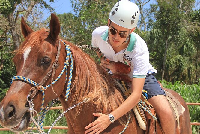 Tulum Jungle Horseback Ride + ATV + Ziplines + Cenote Combo Tour - A five-hour jungle sampler near Tulum