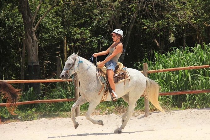Tulum Jungle Horseback Ride + ATV + Ziplines + Cenote Combo Tour - Lunch, lemonade, and hammock time