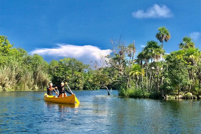 Tulum Ruins and 3 Cenotes - Jungle Adventure - Canoeing, lagoon time, and the zipline