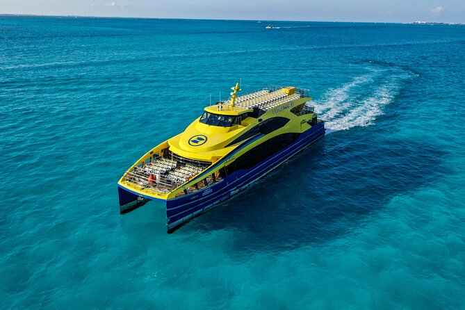 Ultramar Ferry, Regular round ticket, Playa del Carmen-Cozumel - The 30 to 35 minute ride to Cozumel