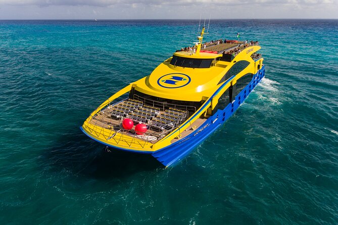 Ultramar Ferry, Regular round ticket, Playa del Carmen-Cozumel - At the Navega federal pier in Playa del Carmen