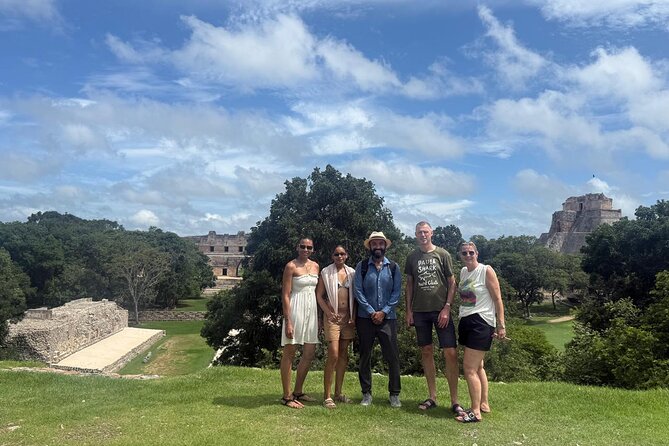 Uxmal, two Amazing Cenotes & Local Food Tour from Mérida - Entering Uxmal before the day heats up