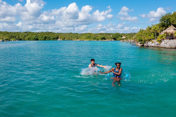 Xel-Ha Tickets with Transportation included - The river, mangroves, and floating bridge