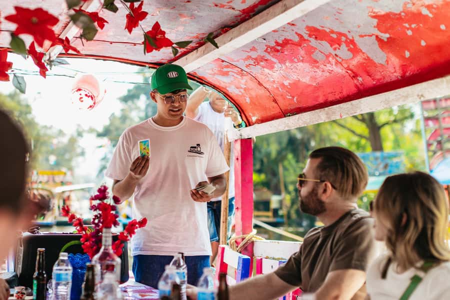 Xochimilco: traditional boat tour, culture, and fun. - Boarding the decorated trajinera