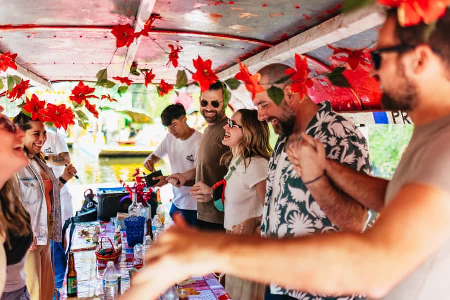Xochimilco: traditional boat tour, culture, and fun. - Quesadillas, salsa, and a welcome break
