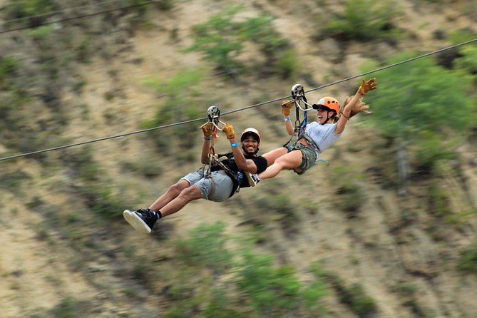 Ziplines Adventure – The Fastest & Best ones Crossing the Canyon - The stairs and rocky walking between rides