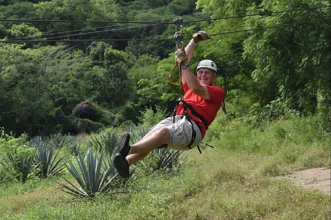 Ziplines and mezcal tasting - Snacks, quesadillas, and a useful pause